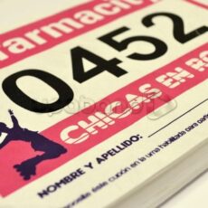 Pecheras Tyvek para Maratón